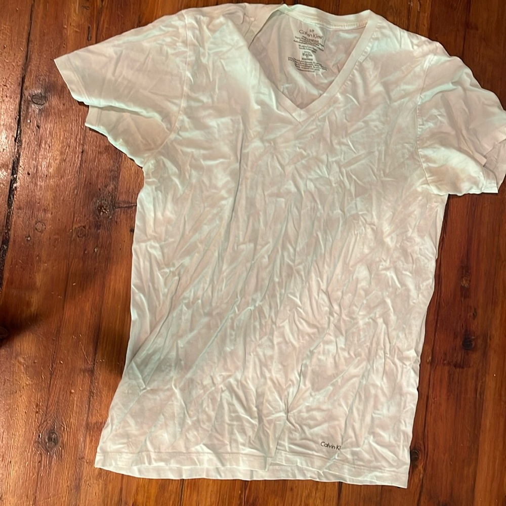 Men’s white Calvin Klein shirt